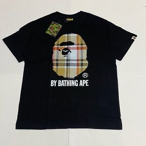 Bape x Burberry Black T-Shirt Fits A Size Medium